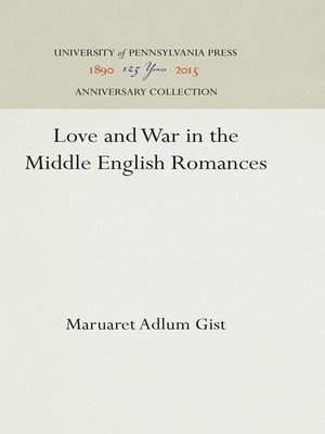 cover image of Love and War in the Middle English Romances